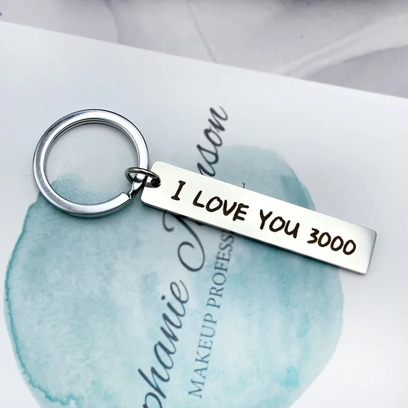 I Love You 3000 Keychain Boyfriend Girlfriend Valentines Day Gifts Keyring I Love You Wife Husband Christmas Birthday Gifts Key s Chains Office Products Ekbotefurniture Com