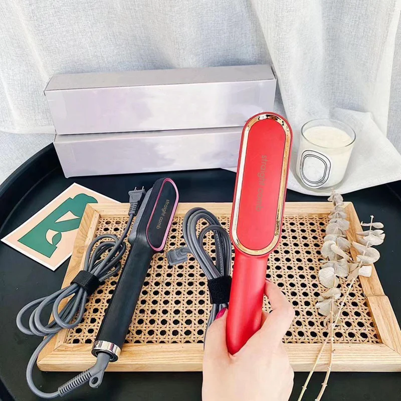Modelador de Cabelo Curling para as Mulheres Ferro de Cabelo Escova Pente Straighteners Alisador Elétrico 10 Computers & Electronics