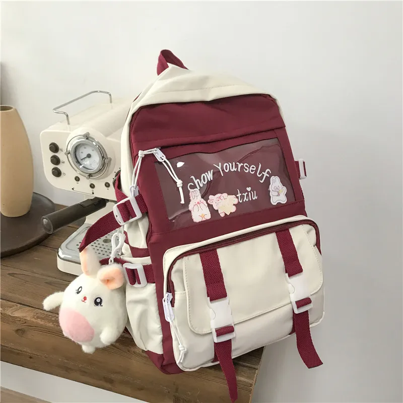 Kawaii Korea Style Pastel Canvas Backpack - Limited Edition