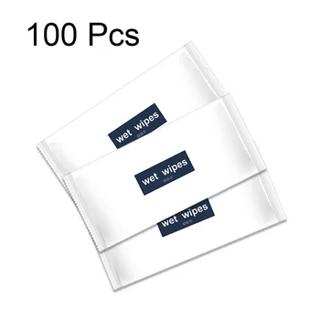 

100PCS Wet Wipe Tissue Clean Hand Health Car Hand Sanitizer Wet Wipe Disposable