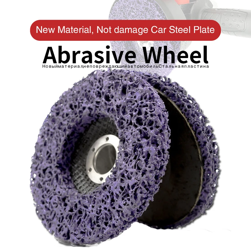 

5PCS 115mm Poly Strips Disc Grinding Wheel Paint Rust Remover Clean Grinding for Durable Angle Grinder Truck Motorcycles