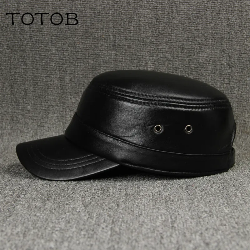 Модная овечья кожа плоская кепка мужская и женская шапка модный тренд Регулируемая шапка осень и зима уличная плюс бархатная шапка