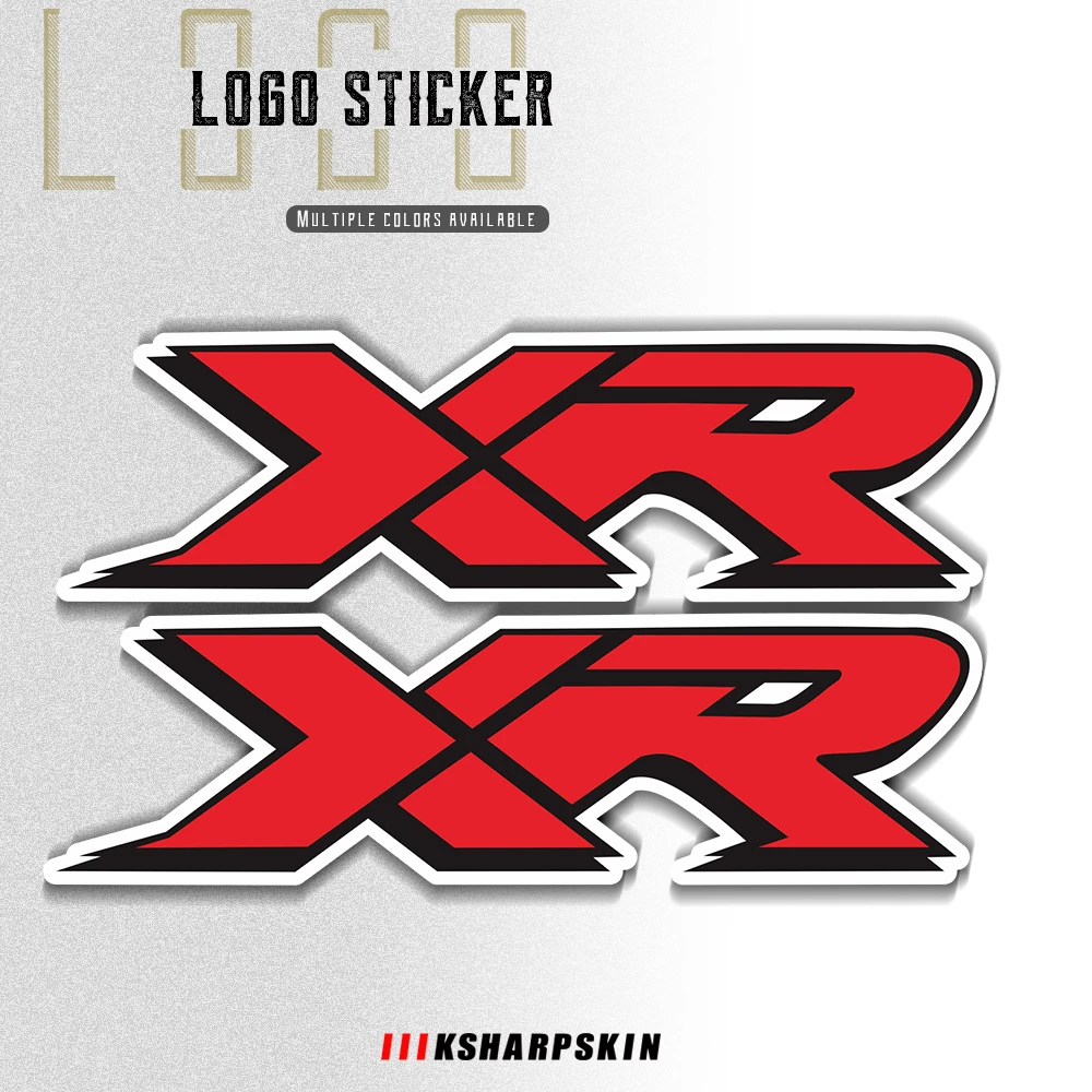 Motorcycle Fuel Tank Side Panel Rim Helmet moto Reflective XR LOGO