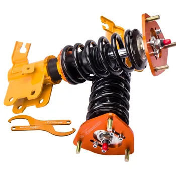 

Front Coilover Damper 24 Ways Coilovers for Nissan S13 180SX 200SX Suspension Shock Absorber Spring Strut