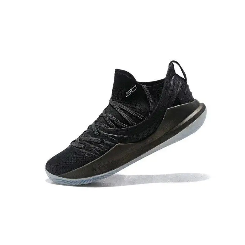 Баскетбольные кроссовки с высоким берцем, zapatillas hombre Deportiva CurrY, 5 кроссовок, Размер 40-46 - Цвет: Черный