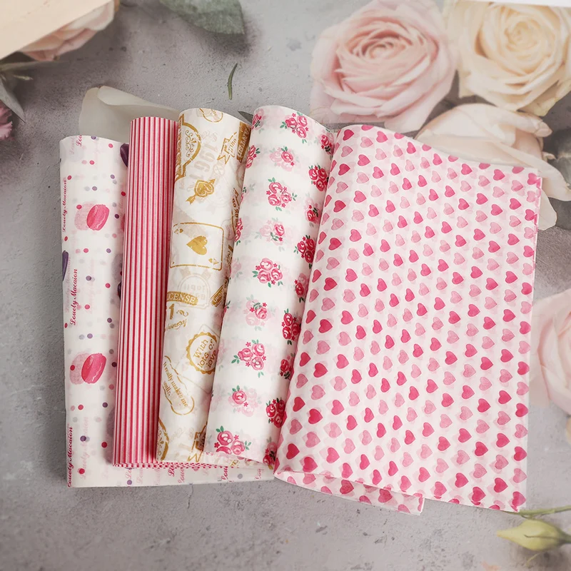 10-Pack Greaseproof Wax Paper for Food Wrapping and Baking