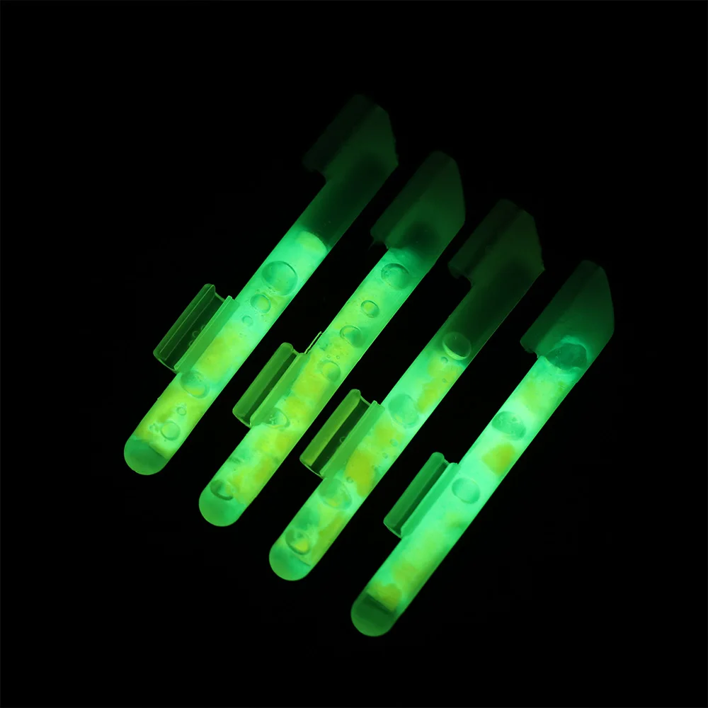 5pack 10pcs Fishing Glow Sticks Rod Tip Glow Sticks Fishing Rod Floats Glow  Sticks Clip On Fishing Rod Night Fishing Fluorescent