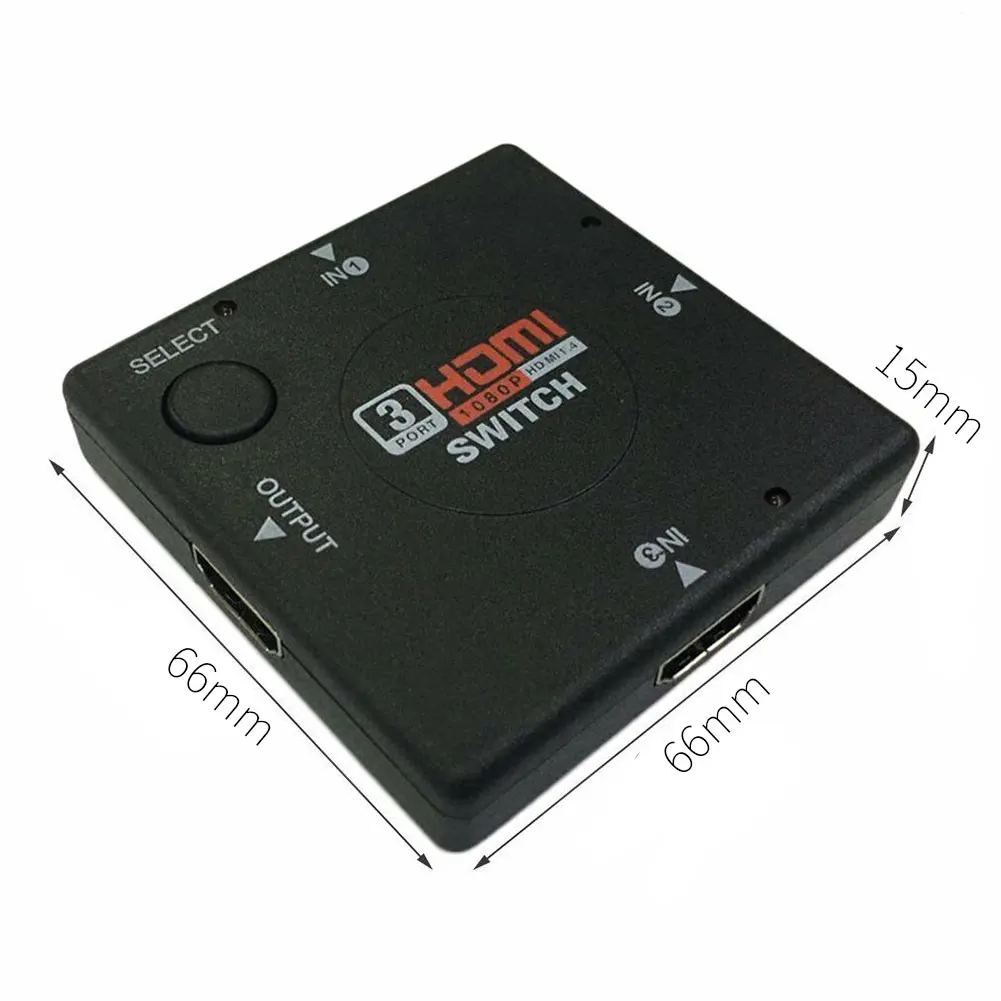 3 порта 1080P HDMI переходник HDMI сплиттер 3 входа T 1 выход HDMI порт для PS3 PS4 для Xbox 360 PC DV DVD HDMI концентратор
