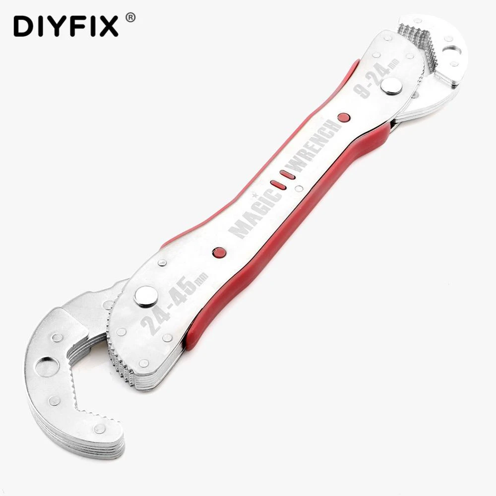 Adjustable Multi-Function Magic Wrench 9-45MM Spanner Universal Wrench Pipe Tool Adjustable Multi-Function Magic Wrench 9-45MM Spanner Universal Wrench Pipe Tool