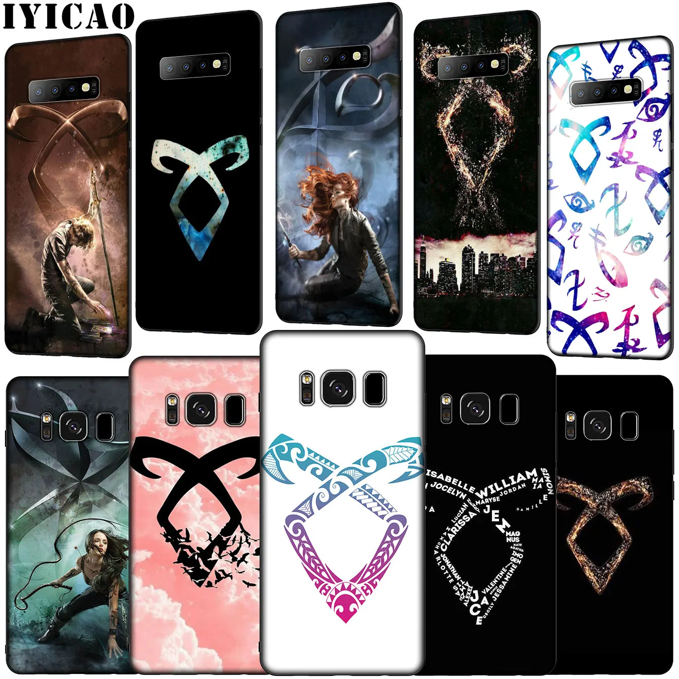 Мягкий силиконовый чехол для телефона IYICAO Shadowhunters star Samsung Galaxy S20 Ultra S10 Lite S9 S8 Plus S6 S7