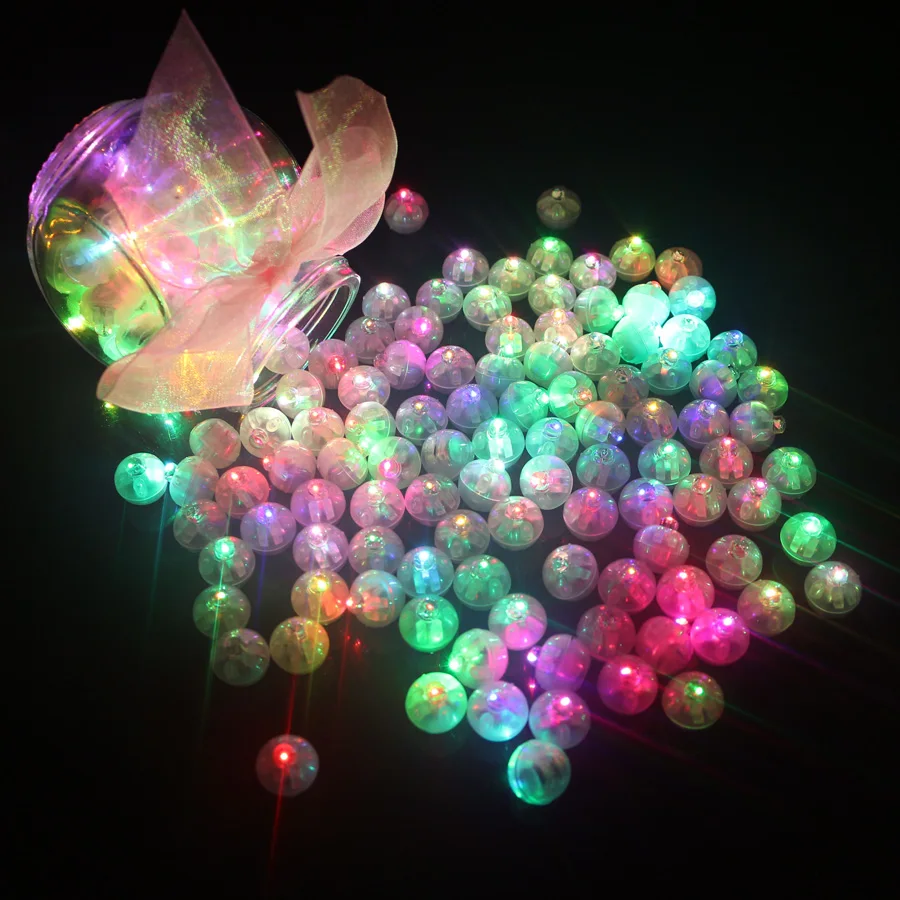 100 Pièces LED Balloon Lumière, Mini LED Ballons Lampes | FindTheDeal
