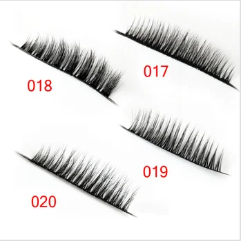 

10 pair short faux mink lash semi-product Lashes cluster lashes faux clils natural eyelash extension with shipping free