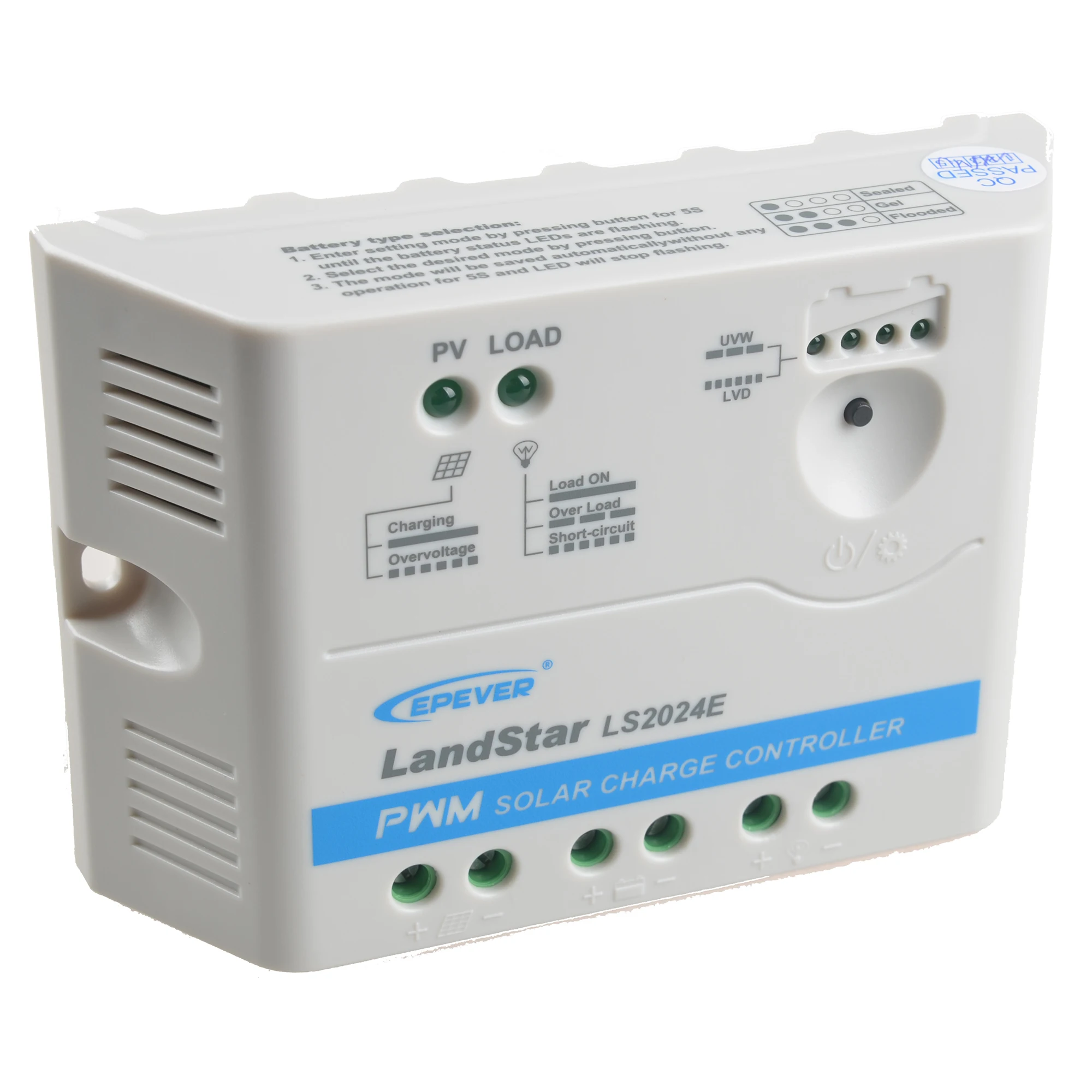 Контроллер солнечной зарядки Epever LandStar E серии 5A/10A/20A PWM 12 В/24 В регулятор панели