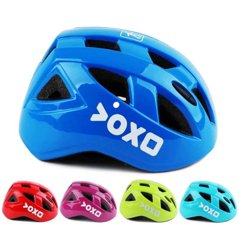 

Colorful Ultra-light Kids Safety Bicycle Helmet Headpiece 14 Vents Children Skateboard Skating Riding Bike Helmet Capacete