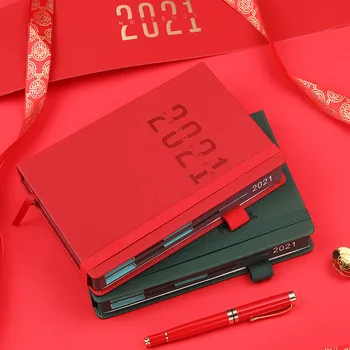 

A5 2020 2021 Planner Agenda Annual Calendar Notebook Portable Weekly Note Manual DIY Diary Monthly Organizer Schedule Stationary