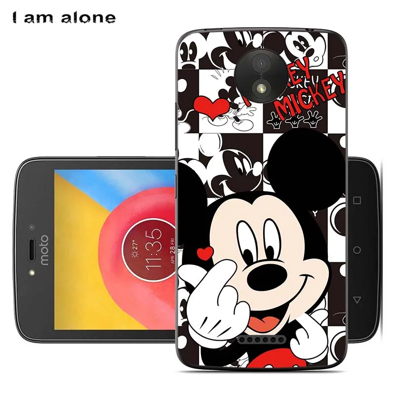 Solf TPU X35 Чехол для телефона чехол для Motorola Moto C Plus 5," мягкий TPU мобильный телефон сумки с принтом героев мультфильмов для Motorola Moto C крышка - Цвет: Solf TPU X35