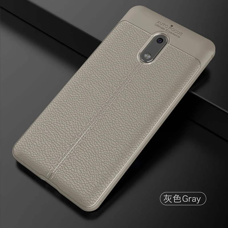 UPaitou мягкий из термопластика чехол s для Nokia для детей возрастом 2, 3, 5, 6, 7, 8, 9, силиконовый чехол для Nokia6 Nokia9 Nokia8 Nokia5 Nokia3 Nokia2 Dual Sim чехол-накладка - Цвет: Серый