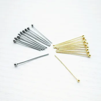 

100pcs 20/30mm*0.7mm 316 stainless steel multi-specification bead pin Beads Findings Jewelry Accessories For Jewelry DIY handmad