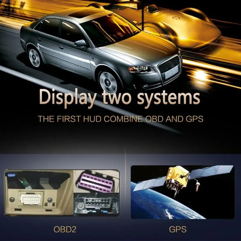 1 комплект S7 5,8 дюймов Цвет Hd на лобовое стекло Дисплей gps/OBD двойной режим 9V~ 16В 86-106kpa
