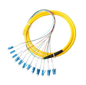 

12 Cords 1.5 Meter LC UPC SM Single Mode Bundle Optic Fiber Optic Pigtail