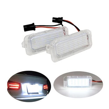 

2 PCS LED License Plate Light Car Truck License Number Plate Light For Focus 3 C MAX S MAX Mondeo 4 Galaxy KUGA 7903 Fiesta