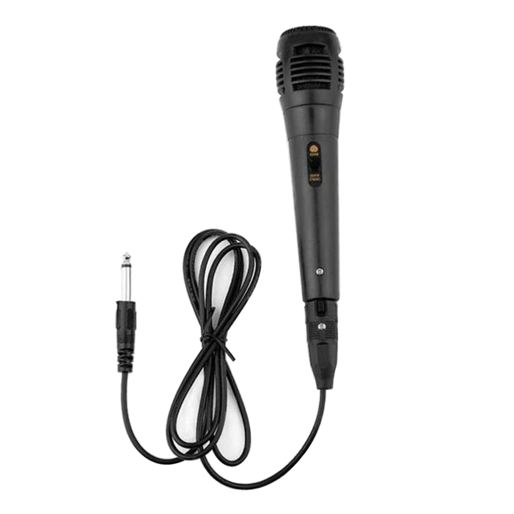 Dynamic Microphone XLR 6.35mm Mic DJ Party Vocal Karaoke &  Lead