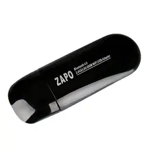 ZAPO Mini W67B 600 Мбит/с Bluetooth 4,0 двухчастотный 2,4G-5,8G USB2.0 Ethernet Wi-Fi Dongle Беспроводной адаптер Wi-Fi сетевая карта