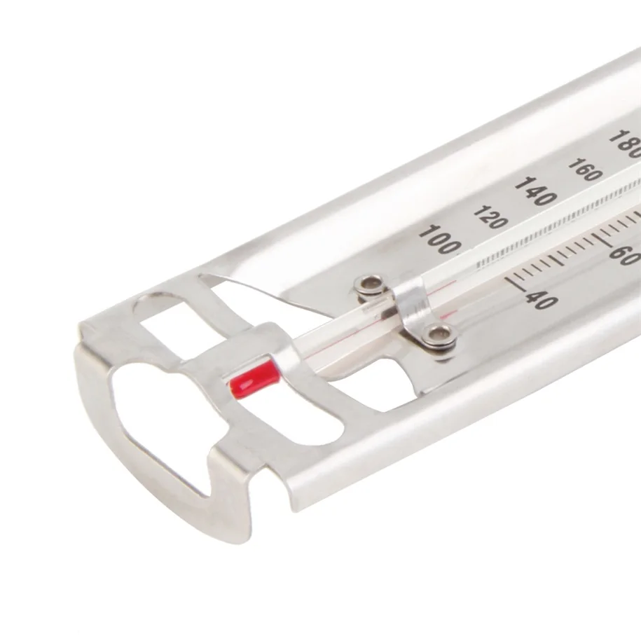 New Stainless Steel Kitchen Craft Cooking Thermometer For Jam Sugar Candy new arrival color random