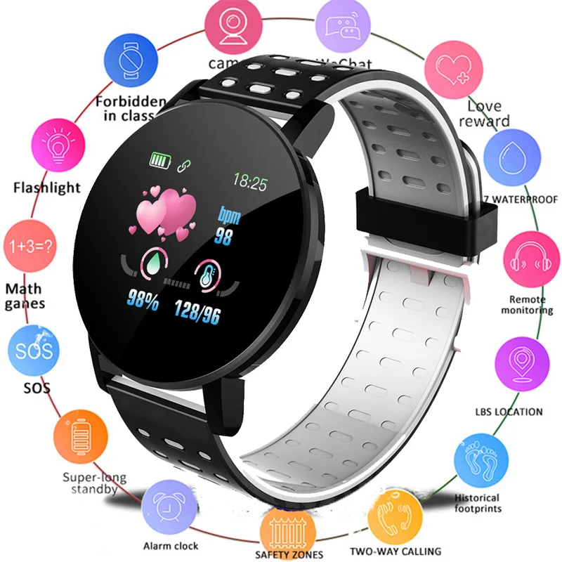 

Fitness Bracelet Blood Pressure Measurement Smart Band Waterproof Fitness Tracker Watch Women Men Heart Rate Monitor Smartband