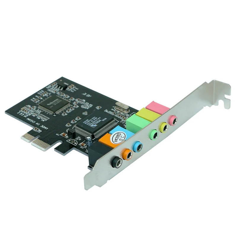 PCI Express x1 Pci-E 7,1 каналов Spdif через чипсет аудио цифровая звуковая карта