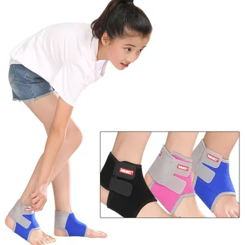 Aolikes 1 Paar Chidren Kids Enkel Ondersteuning Ademend Enkelbrace Protector Basketbal Voetbal Running