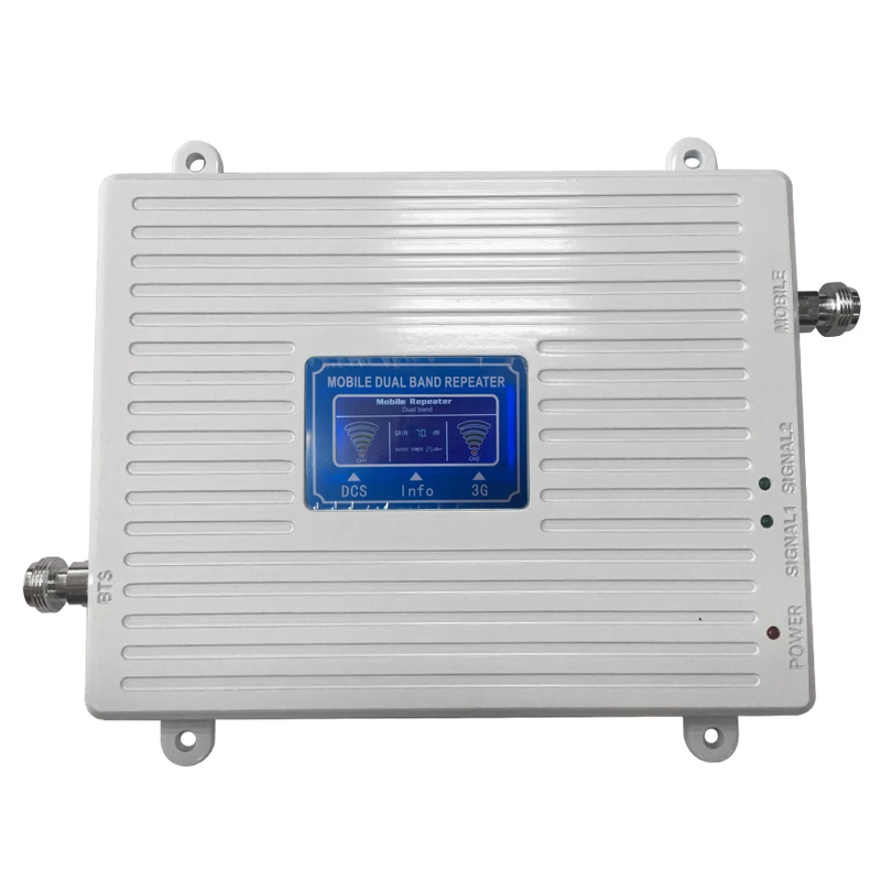 DCS 1800 WCDMA UMTS 2100 двухдиапазонный ретранслятор сотового телефона усилитель сигнала мобильного телефона для 2g 3g 4g