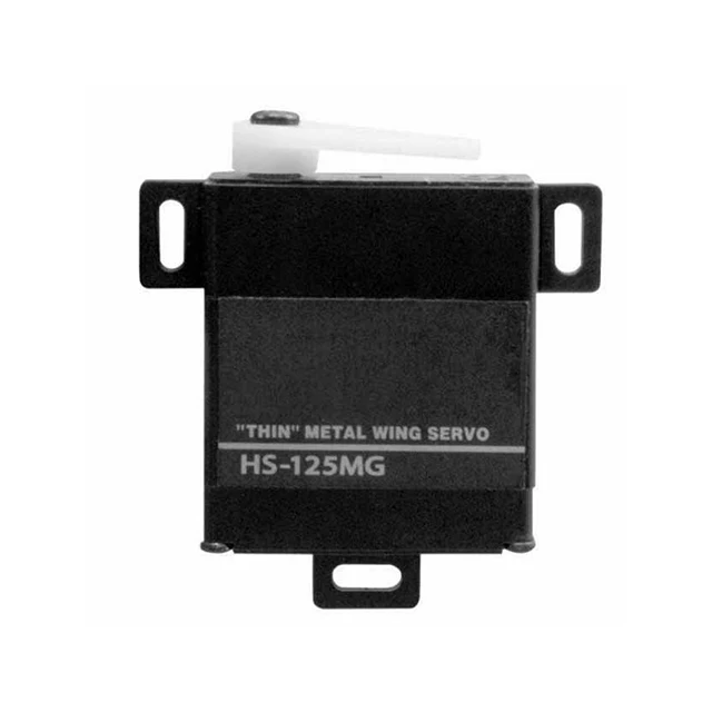 

A15-- HS-125MG Ultra-thin metal tooth glider wing with steering gear Torque kg./cm. (4.8V / 6.0V): 3.0 / 3.5