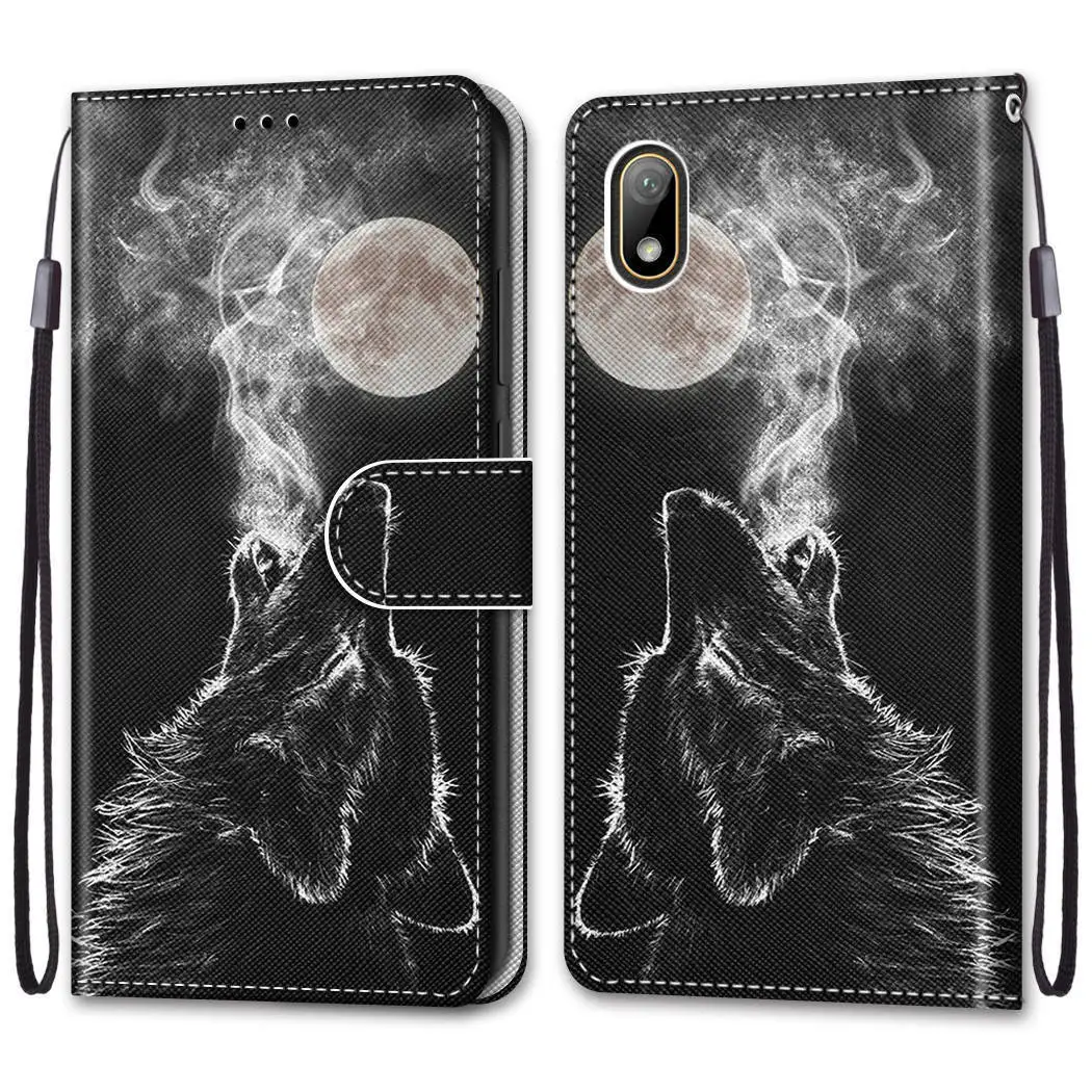 Флип-кожаный чехол для huawei Honor 8S KSA-LX9, Fundas, 3D кошелек, держатель для карт, подставка, чехол-книжка для Honor8S, чехол с рисунком льва, тигра