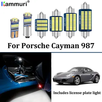 

19X Canbus Car LED Interior Light Kit Package For Porsche Cayman 987 LED Interior lighting + License plate lights kit（2005-2012)