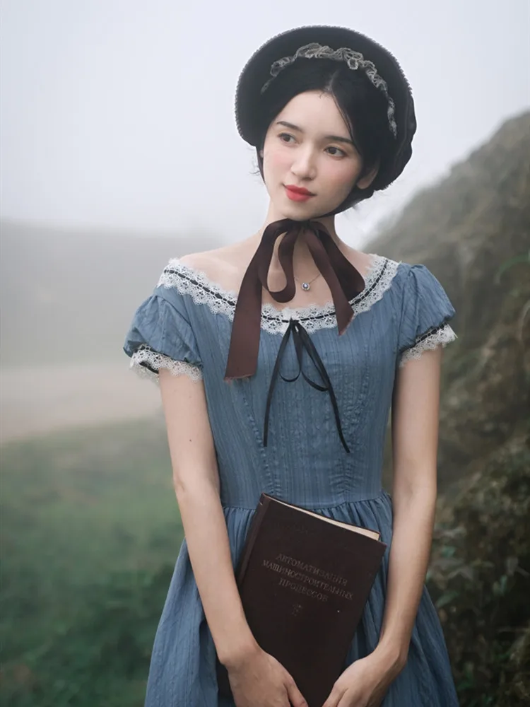 Spring Autumn Winter Hats Women Hats  European Medieval Vintage Hepburn Elegant British Bonnet Hat Cotton And Linen Bucket Hats
