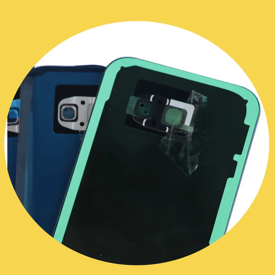 M30 крышка батареи для samsung M10 M20 M30 Задняя крышка батареи задняя крышка+ с объективом камеры стекло