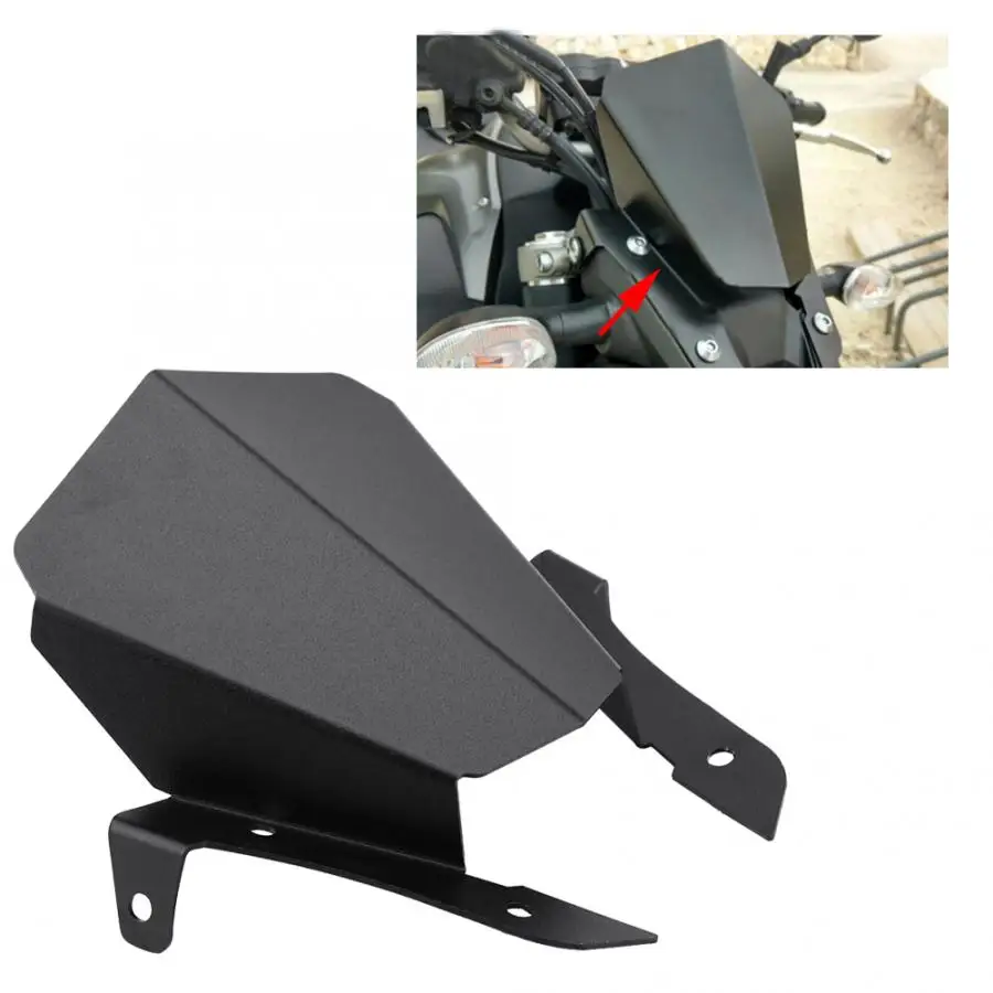 Motorcycle Motorbike Modification Black Windshield Windscreen Protector Aluminum Alloy for Yamaha MT-07 FZ-07 2014-2016 2017 |