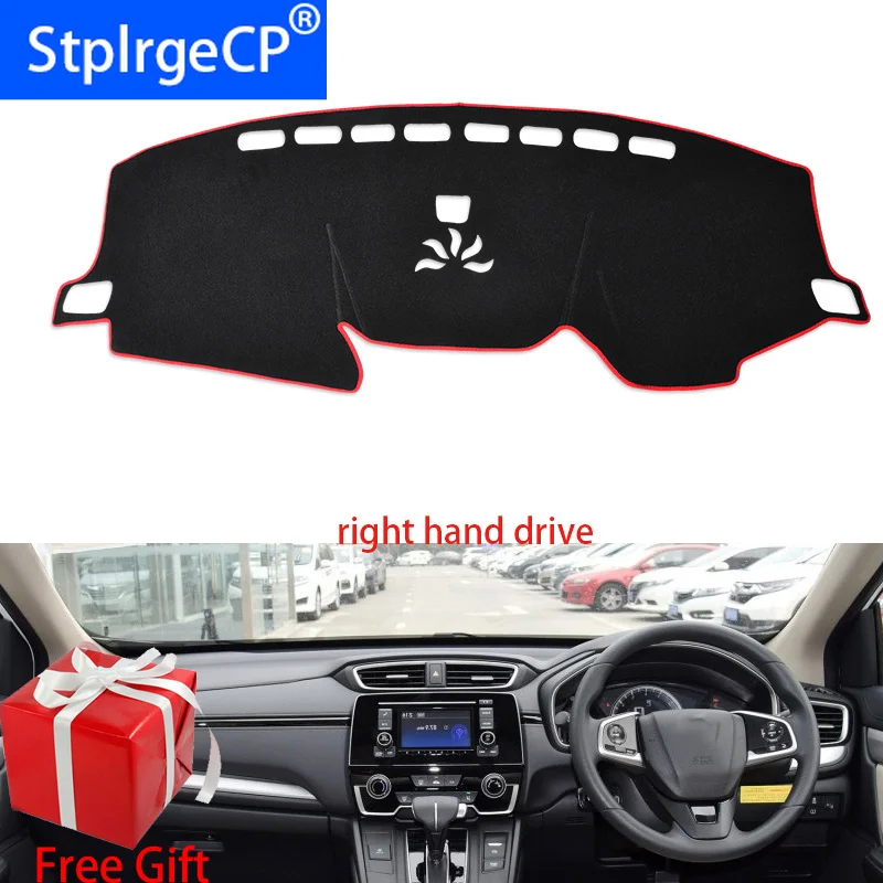Car Dashboard Cover Mat for Honda CRV 2017 2018 2019 Right Hand Drive
