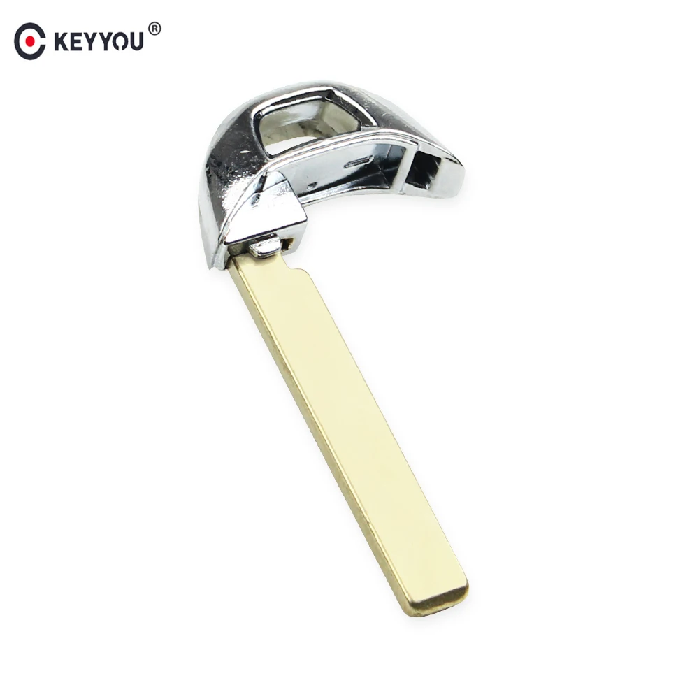 

KEYYOU New Smart Emergency Key Blade For 2017-2019 Hyundai Veloster Snart Remote Control Key Blank Blade Uncut Replacement