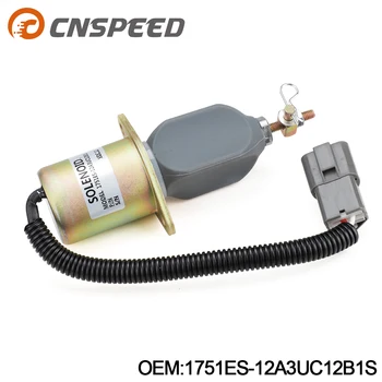 

1751ES-12A3UC12B1S Fuel Shut Off Solenoid for Hyundai Excavator R60-5 Yanmar 12V YC101632