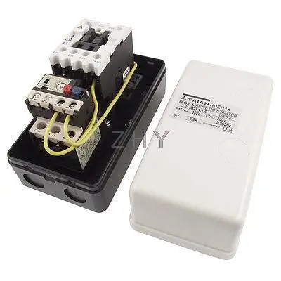 380V Катушка трехфазный Магнитный Запуск управления двигателем контактор переменного тока 3 полюса 2,4-3.6A