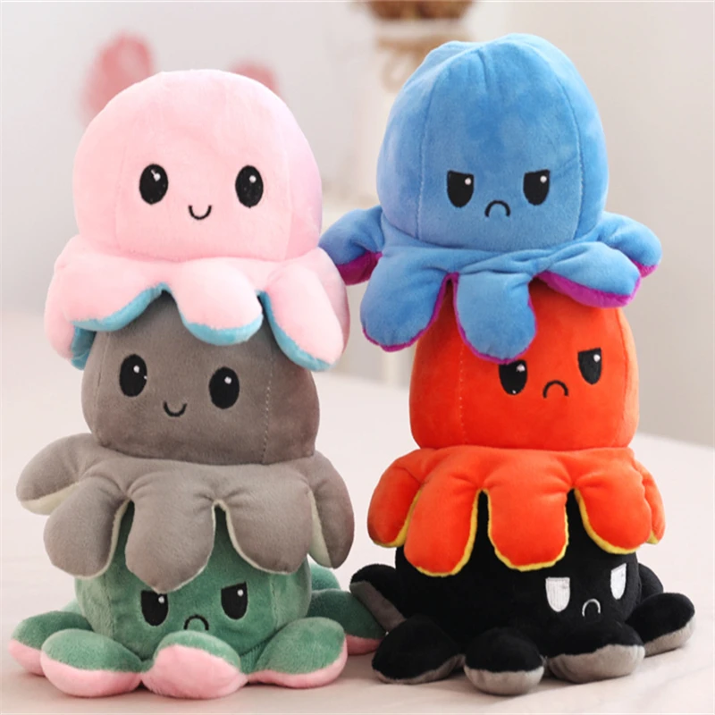 plus size costumes Fashion Multifunction oktopus Octopus Plush Toy Classic shifter Plush pulpo Reversib Miniatures Mood Reversib Dashboard-Toy ninja costume women