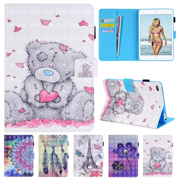 

Coque For Apple Ipad 9.7 inch 2018 Case Cartoon Bear Leather Fundas Cover For IPad 9.7 inch 2017 A1822 A1823 Tablet Cover Cases