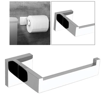 

Stainless Steel Toilet Paper Roll Holder Rack Hook Lavatory Washroom Hotel Bathroom Accessories