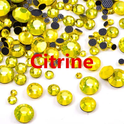 Beadsland Hotfix Rhinestones Bulk, 14400pcs Yellow Hot Fix Rhinestones for  Crafts Clothes DIY Decoration, Citrine/Lemon Yellow, SS16, 3.8-4.0mm