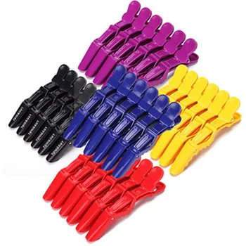 

6pcs Matte Hair Sectioning Clip Clamp Hair Grip Hairdressing Salon Tool Hair Accessories Headpiece Clip Hair Alligator Hair Clip
