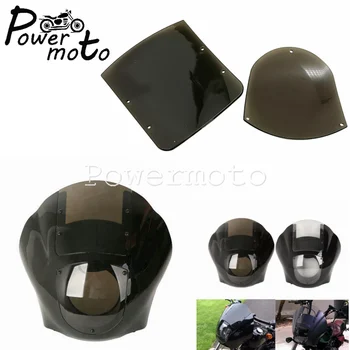 

Motorcycle Replacement Windscreen Quarter Fairing For Harley Sportster XL 883 1200 FXR Dyna Upper Lower Windshield 1986-Up