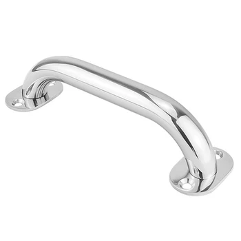 

Marine Stainless Steel Armrest Round Grab Handle Polished Marine Yacht