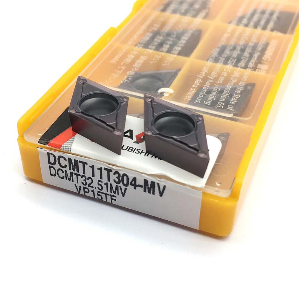 10 шт. карбидные вставки DCMT11T304 мВ VP15TF высокое качество точность металла токарный станок инструмент DCMT11T304